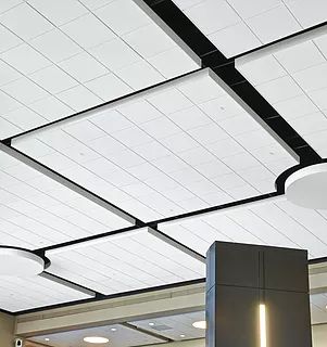 How to help insulate a room using soft ceiling tiles 2